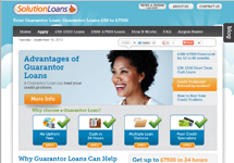 Guarantor-Loans.co.uk website